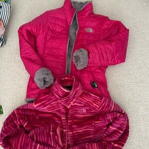 Girls north face jackets